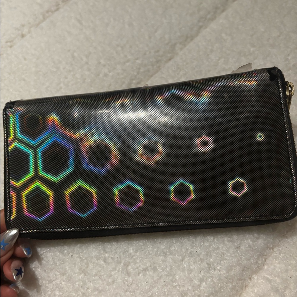 Comme Des Garons Geometric Patterned Wallet - image 3